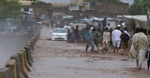 Monsoon season in Pakistan