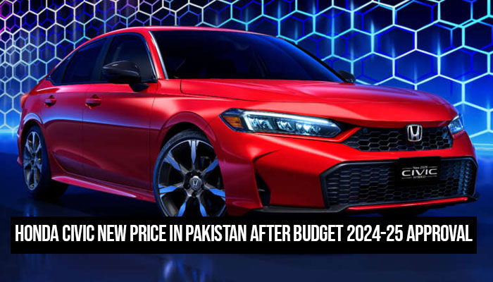Honda Civic new price in Pakistan after Budget 2024-25 approval; Details inside