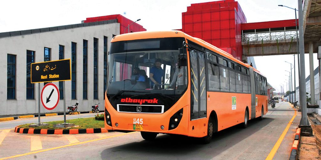 Islamabad metro bus fares
