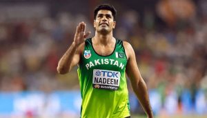 Arshad Nadeem returns to Pakistan after successful surgery in London