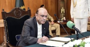 President Zardari signs seminary Registration Act into Law