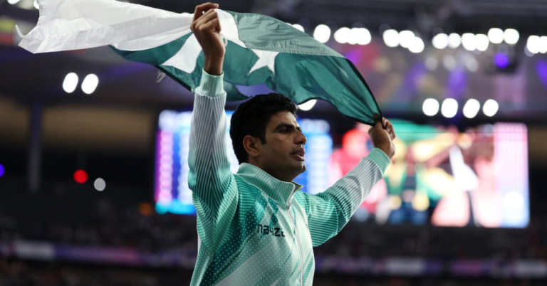Pakistan's Arshad Nadeem wins gold medal in Paris Olympics