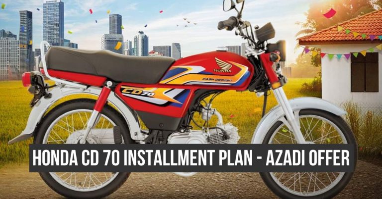 Honda CD 70 one-year installment plan