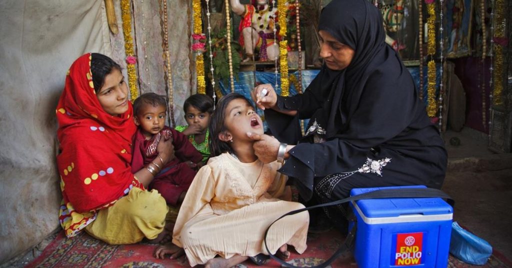 60,000 anti-polio vaccine refusals reported during campaign