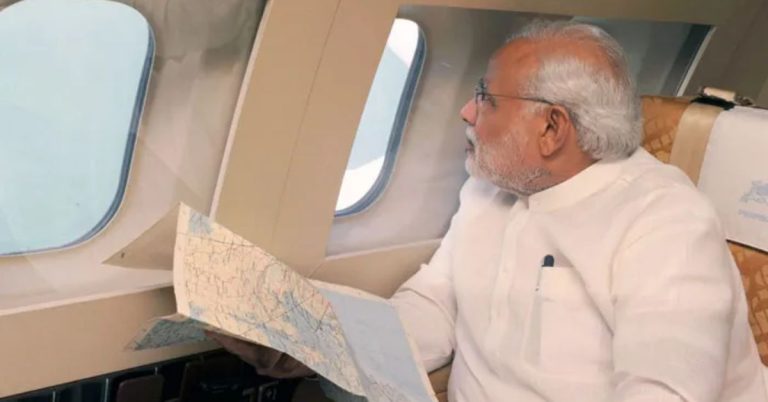 Modi's plane uses Pakistani airspace