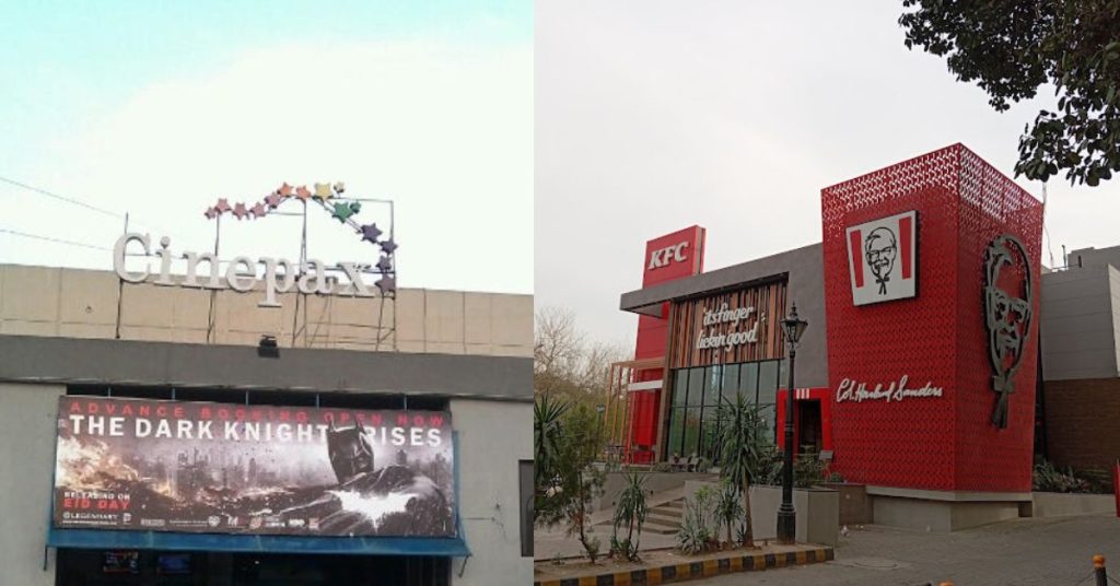 Cinepax KFC fined in Rawalpindi