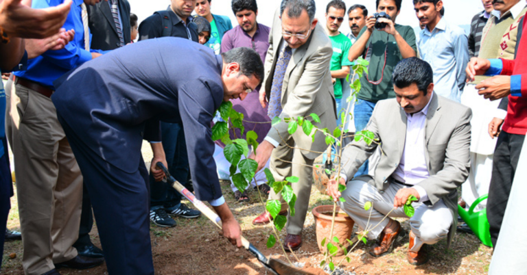 QAU initiates plantation campaign to celebrate 77th Independence of Pakistan
