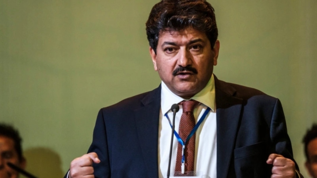 Hamid Mir challenges firewall installation in IHC