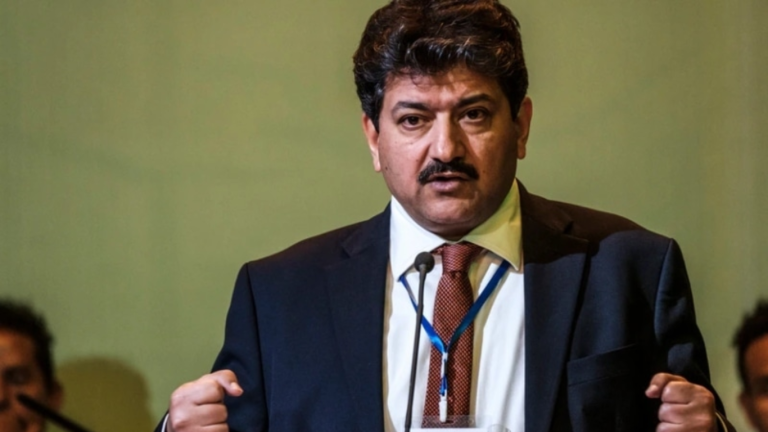 Hamid Mir challenges firewall installation in IHC