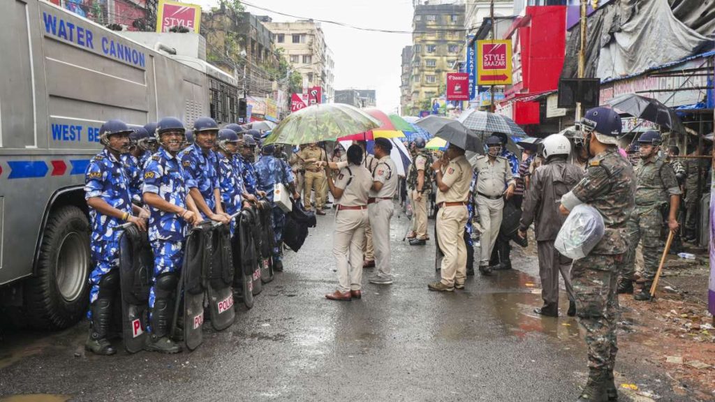 Protesters block train tracks in India