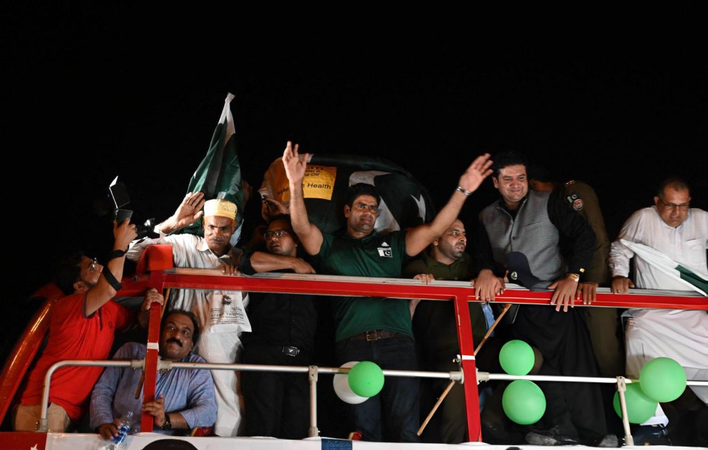 Arshad Nadeem lands in Lahore