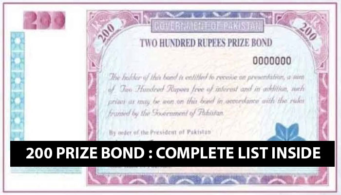 Rs200 Prize Bond 16 September complete draw results & winners list: Details inside