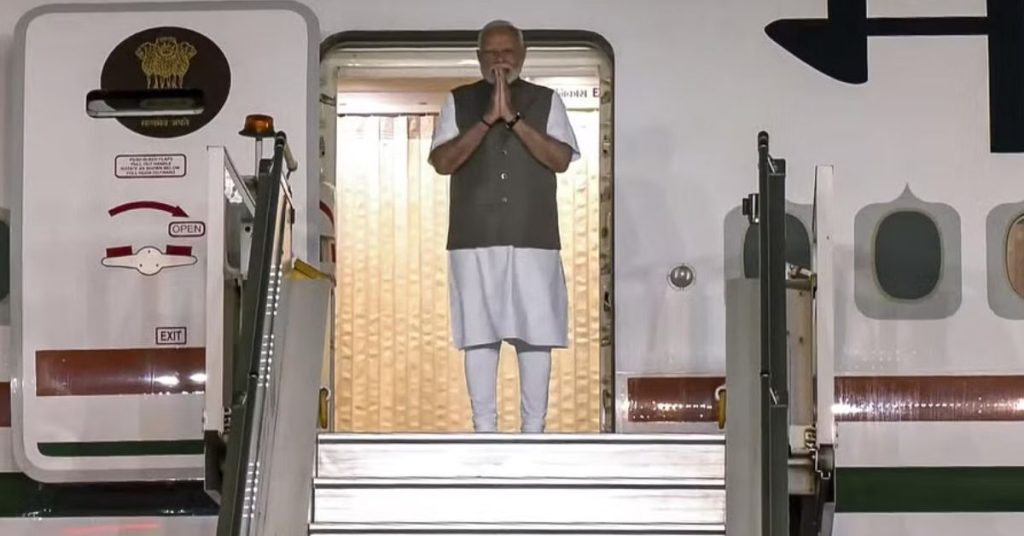 Modi uses Pakistani Airspace