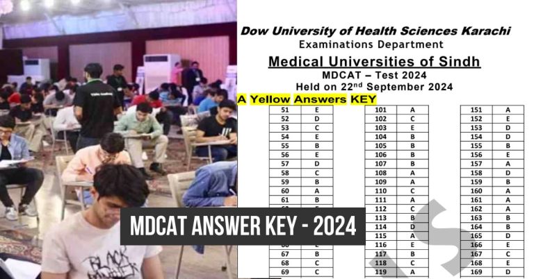 MDCAT 2024 answer keys