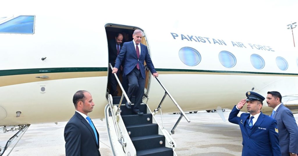 PM Shehbaz lands in New York