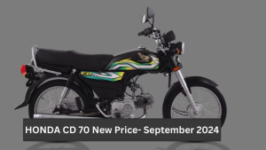 Honda CD 70 new price in Pakistan – September 2024