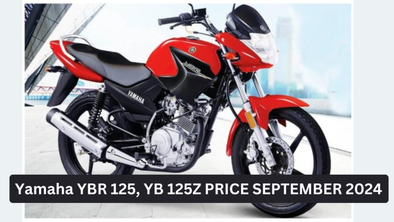 Yamaha YBR 125, YB 125Z price update in Pakistan September 2024