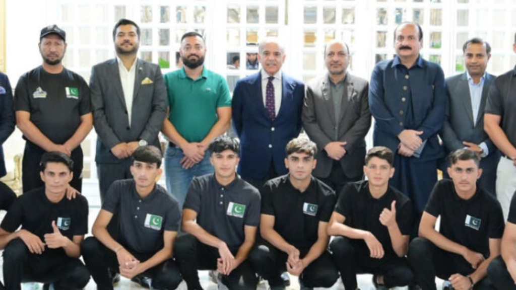 PM Shehbaz hosts street child football team, plans to boost football in Pakistan