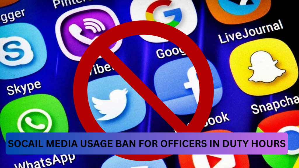 KP govt issues strict ban on social media use for officers on duty