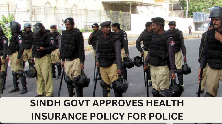 Sindh govt approves health insurance policy for police