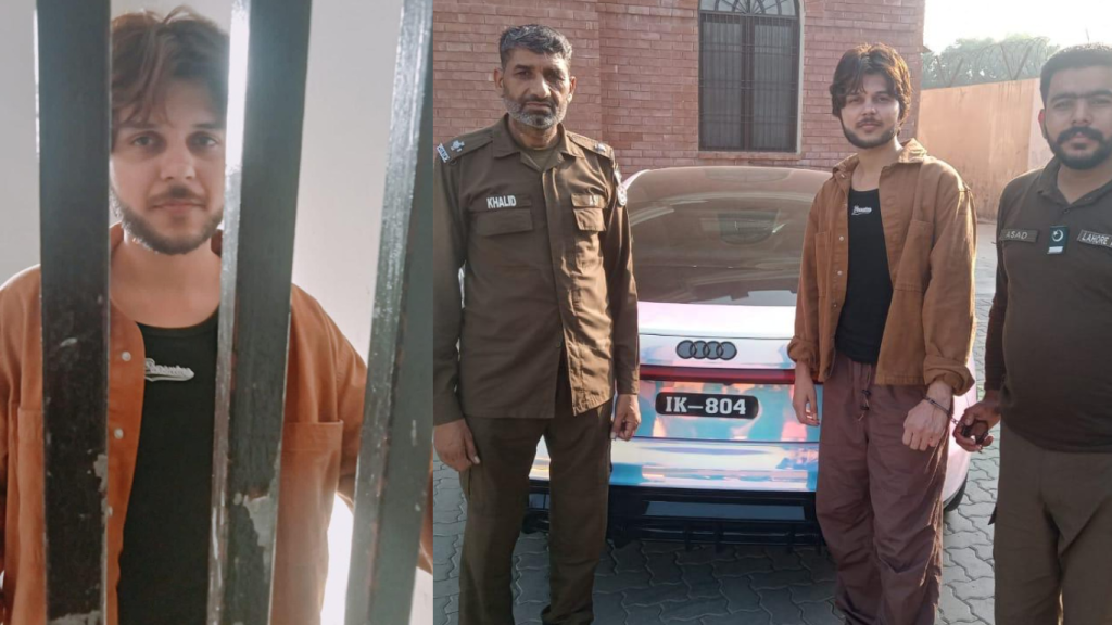 TikToker Nadeem Nani Wala arrested for using unauthorized number plate