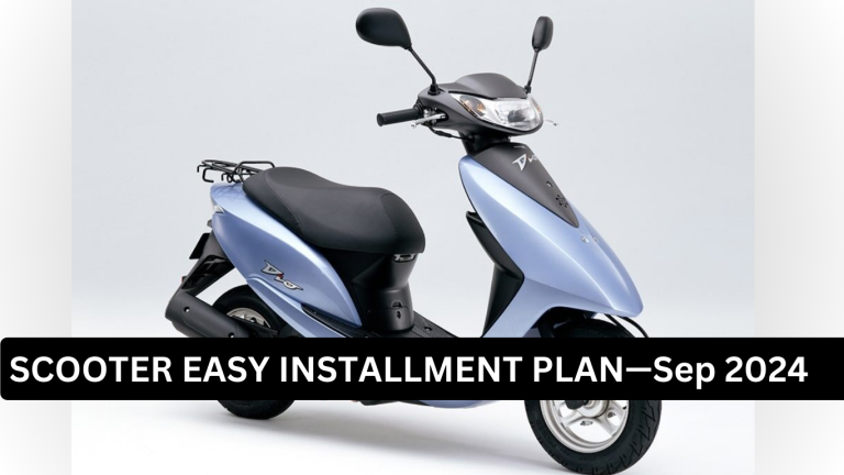 Scooty latest price, easy installment plan in Pakistan — September 2024
