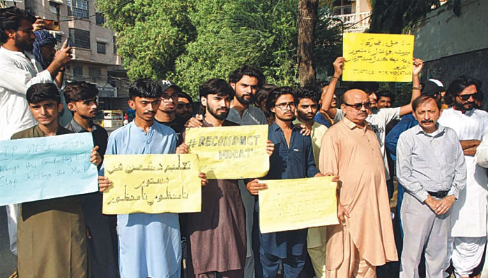 PMA calls for reconducting MDCAT exam in Sindh