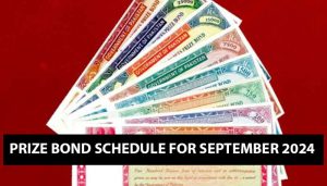 Prize Bond Schedule for September 2024: Complete list inside