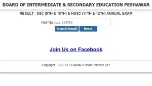 BISE Peshawar Class 12 Result 2025