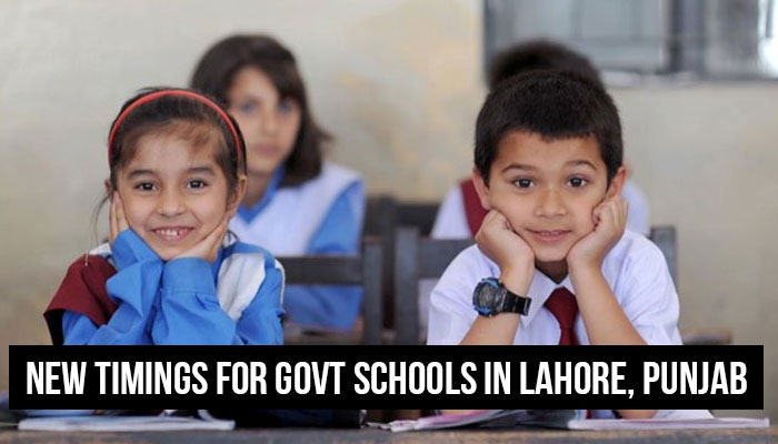 New timings for govt schools announced in Lahore, Punjab for October 2024