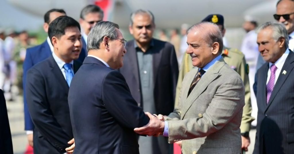 Chinese Premier Li Qiang arrives in Islamabad