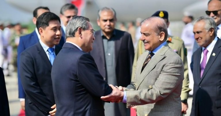 Chinese Premier Li Qiang arrives in Islamabad