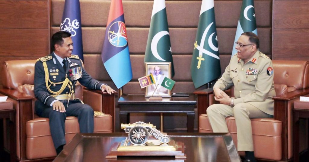 Pakistan Sri Lanka reiterates on enhancing bilateral security defence ties