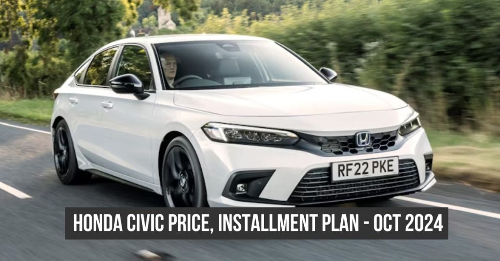Honda civic price instalment plan October