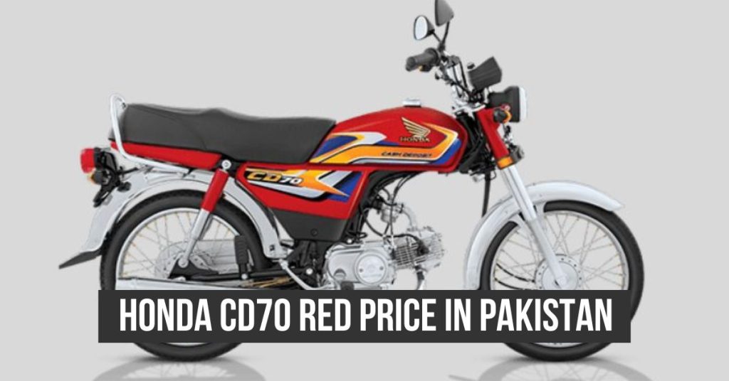 Honda CD 70 Red 2025 model price October 2024