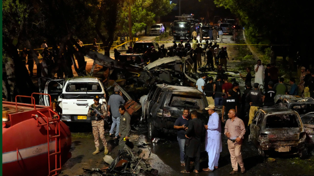 2 Chinese nationals among 3 others dead in blast near Karachi airport