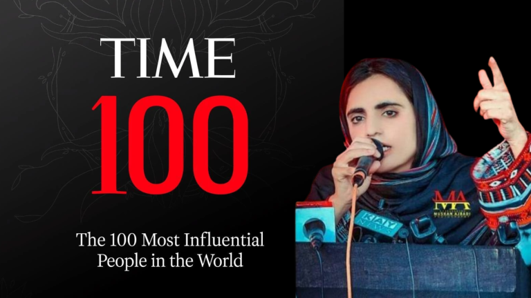 Mahrang Baloch barred from travelling to attend Time Magazine’s Gala