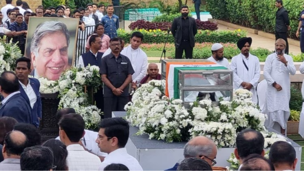 Hundreds gather to pay last tribute to India's iconic businessman Ratan Tata