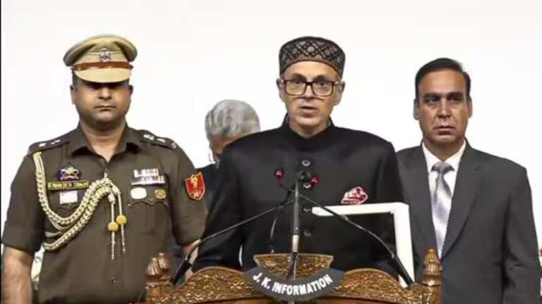 Omar Abdullah takes oath as CM Jammu and Kashmir