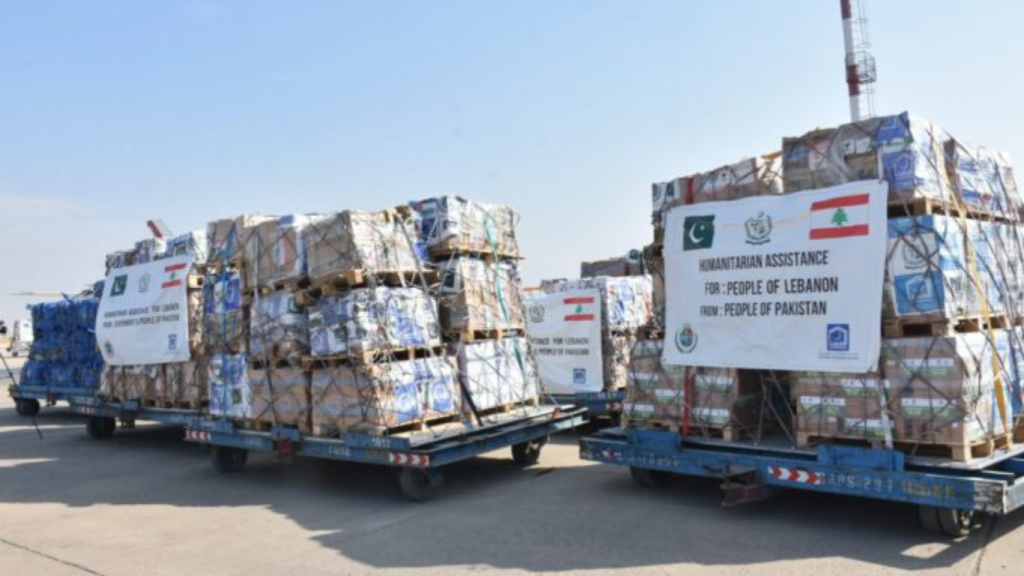 Pakistan continues humanitarian efforts for war-affected Gaza, Lebanon