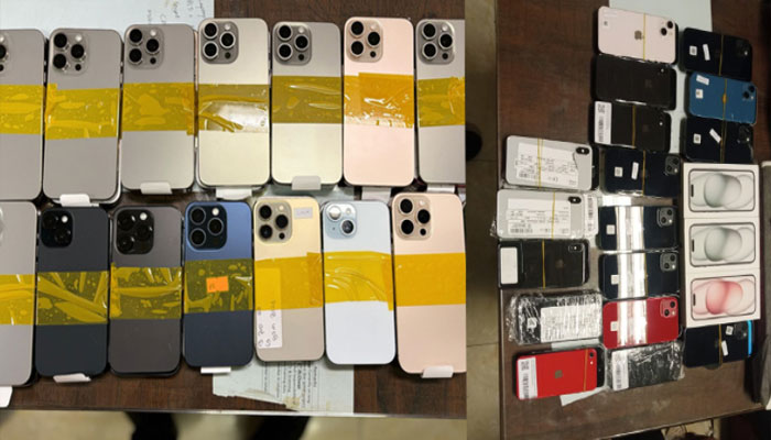 Customs officials seize valuable phones from PIA air hostesses at Lahore Airport