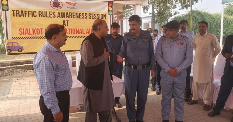 Sialkot Airport City Traffic Police