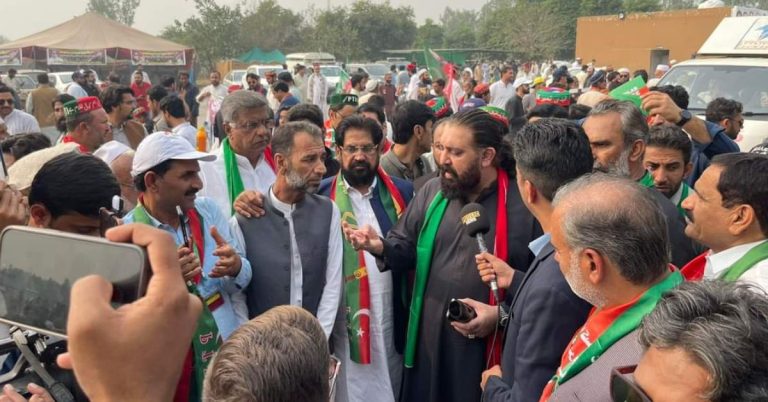 LIVE PTI rally Swabi
