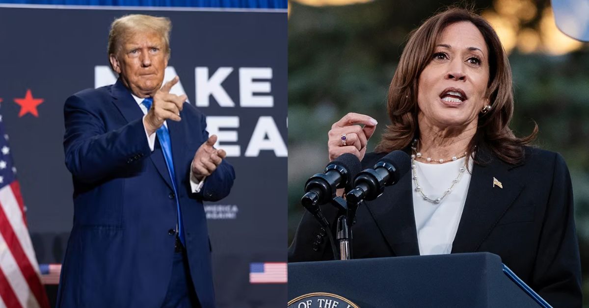 Live US election 2024 Donald Trump leads Kamala Harris in key swing