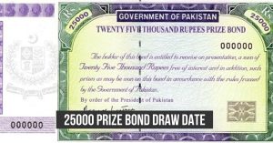 Rs 25,000 prize bond schedule, draw date — December 2024