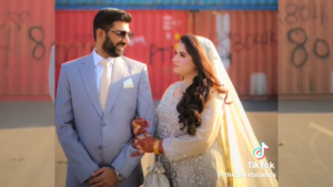 Couple's unique "Container" photoshoot on wedding video goes viral
