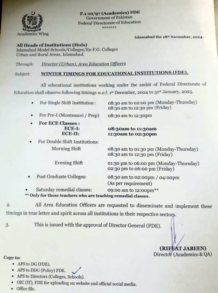school timings.
