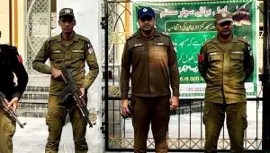 Lahore police aerial firing on New Year's Eve