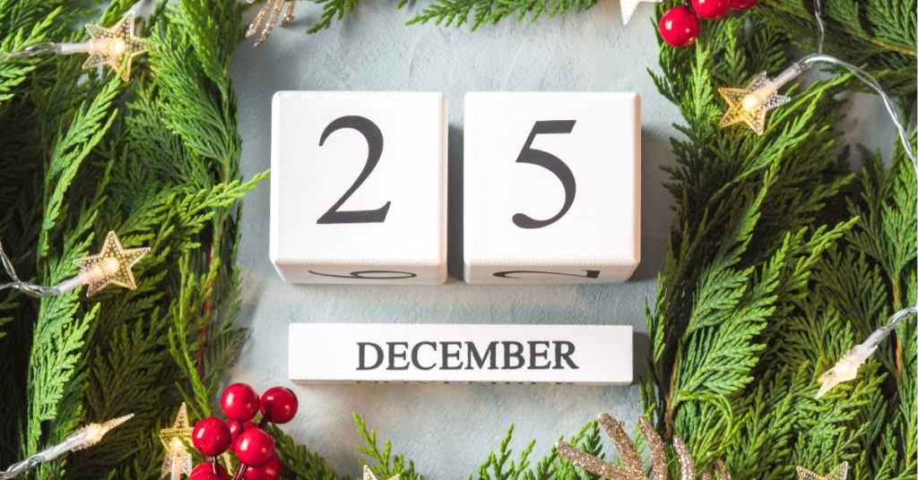 public holiday on December 25