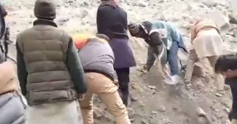 Landslide in Skardu five dead